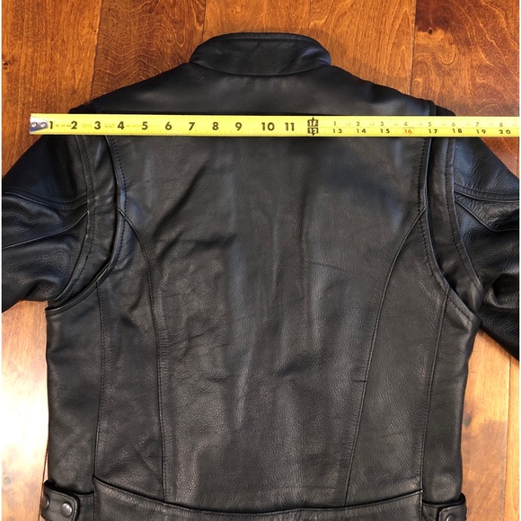 River Road Ladies Leather Heavy Duty Motorcycle Jacket - Size S - Picture 6 of 11